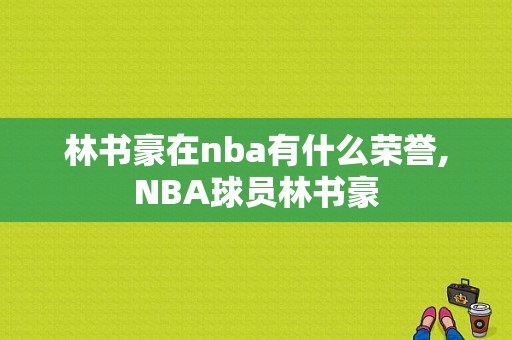林书豪在nba有什么荣誉,NBA球员林书豪