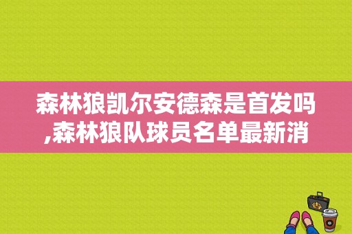 森林狼凯尔安德森是首发吗,森林狼队球员名单最新消息
